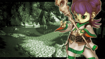 Картинка видео+игры 4+story посох площадь фонтан девочка