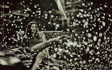 Картинка календари компьютерный+дизайн девушка брызги капля вода