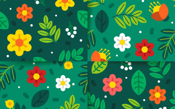 обоя векторная графика, цветы , flowers, фон, цветы