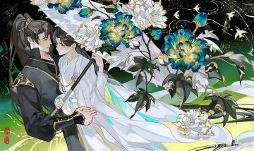 Картинка аниме the+husky+and+his+white+cat+shizun хаски и его учитель белый кот