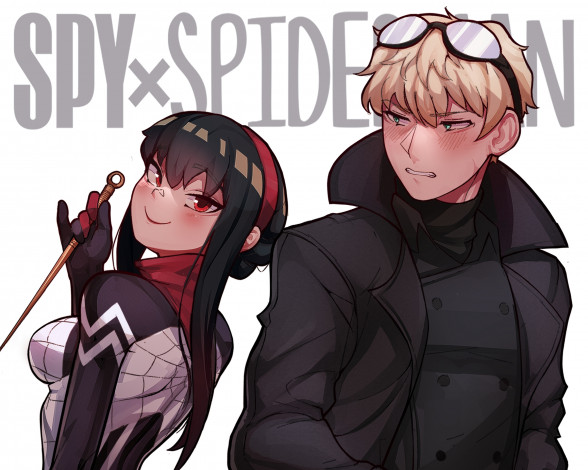 Обои картинки фото аниме, spy x family, шпион, х, семья