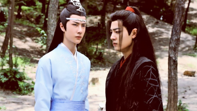 Обои картинки фото кино фильмы, the untamed, лань, ванцзи, вэй, усянь