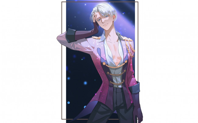 Обои картинки фото аниме, yuri on ice, юрий, на, льду