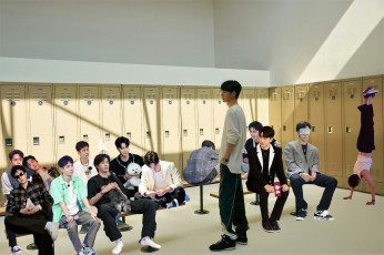 Картинка мужчины wang+yi+bo коллаж