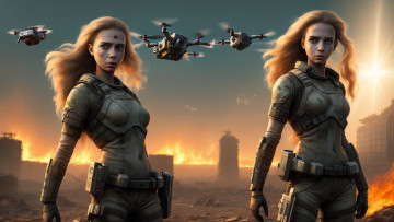 Картинка фэнтези девушки нейросети графика нейроарт ai art нейронные сети рисунки нейро искусство