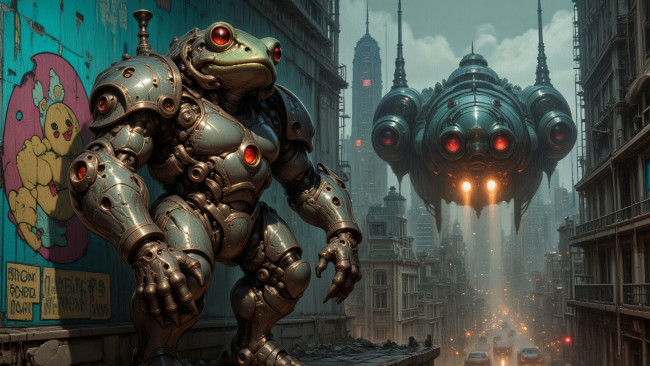 Обои картинки фото фэнтези, роботы,  киборги,  механизмы, нейросети, графика, нейроарт, ai, art, нейронные, сети, рисунки, нейро, искусство, нейрографика, graphics, neuroart, neural, networks, drawings, neuro, neurography