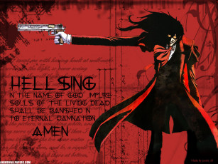 Картинка аниме hellsing