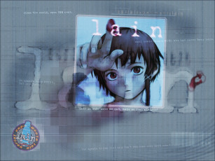 Картинка аниме lain
