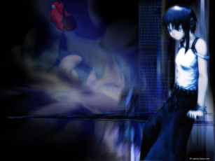 Картинка аниме lain