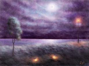 Картинка рисованные природа