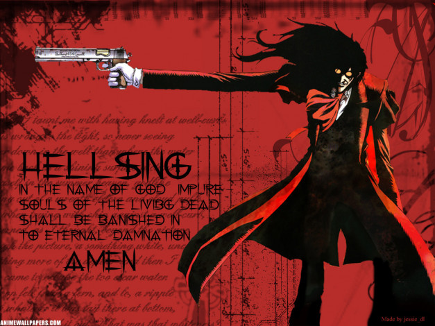 Обои картинки фото аниме, hellsing