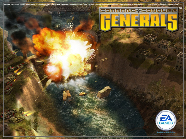 Обои картинки фото command, conquer, generals, видео, игры