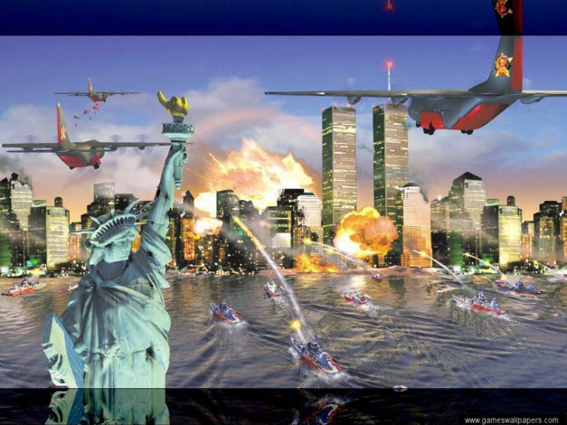 Обои картинки фото command, conquer, red, alert, видео, игры