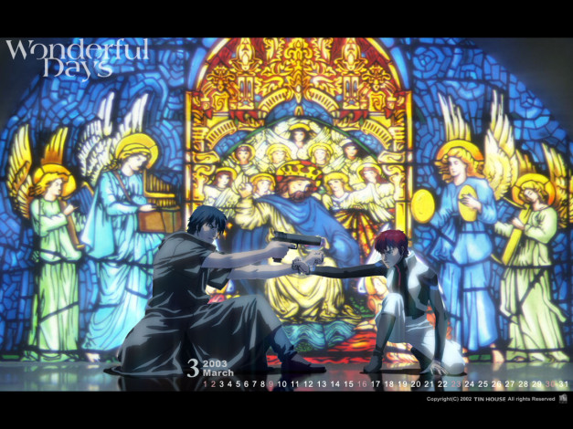 Обои картинки фото календари, аниме