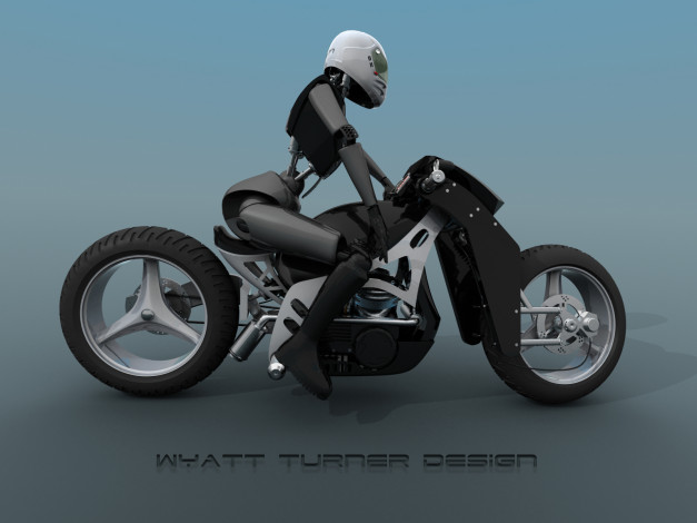 Обои картинки фото мотоциклы, 3d