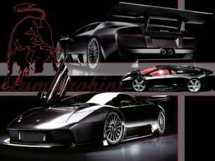 Картинка murcielago gt автомобили lamborghini