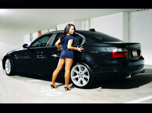 Картинка автомобили авто девушками