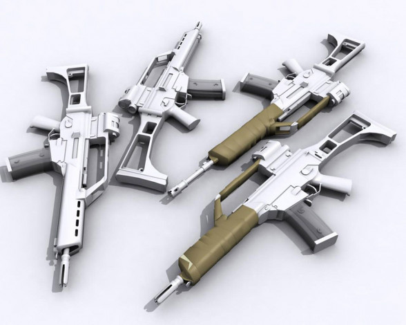 Обои картинки фото оружие, 3d