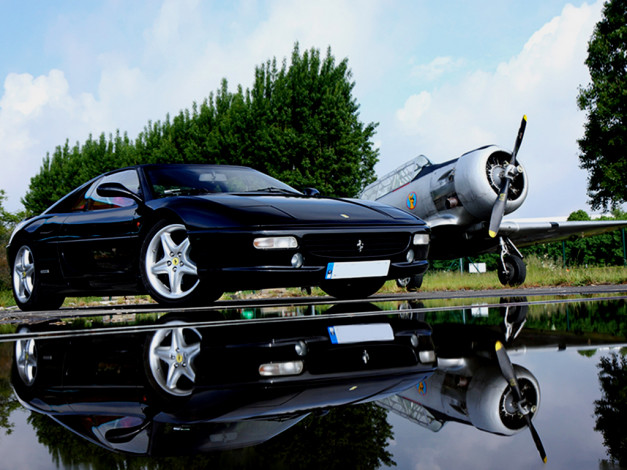 Обои картинки фото автомобили, ferrari