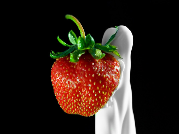 Обои картинки фото еда, клубника, земляника