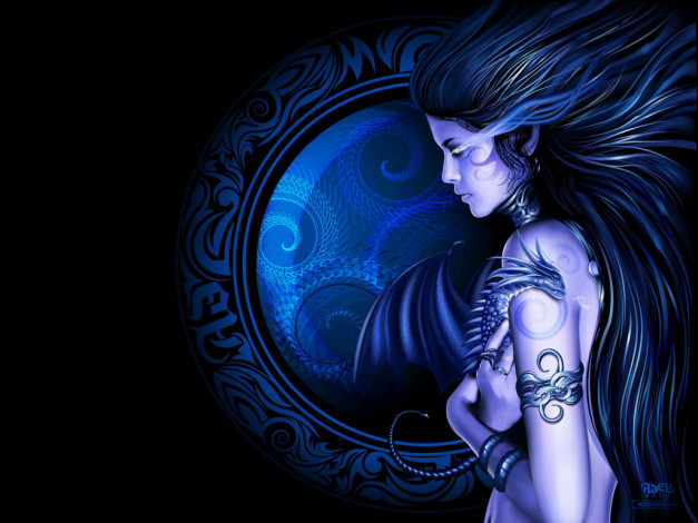 Обои картинки фото фэнтези, девушки