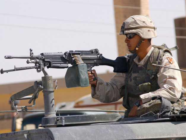 Обои картинки фото оружие, пулемёты