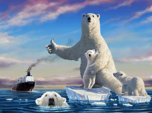 Картинка рисованные животные