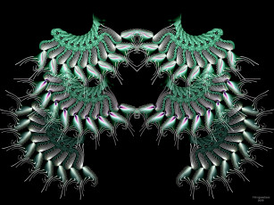 Картинка 3д графика fractal фракталы