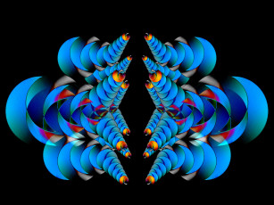 Картинка 3д графика fractal фракталы