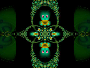 Картинка 3д графика fractal фракталы