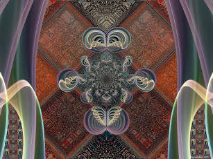 Картинка 3д графика fractal фракталы