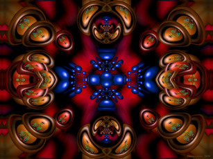 Картинка 3д графика fractal фракталы