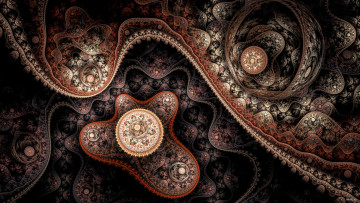 Картинка 3д графика fractal фракталы