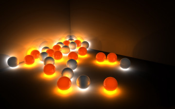 Картинка 3д графика другое шары