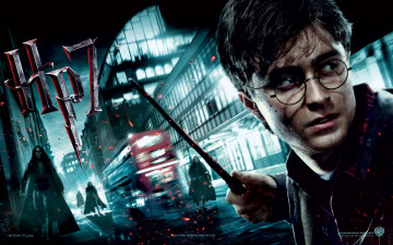 Картинка кино фильмы harry potter and the deathly hallows part очки волшебная палочка лондон волшебник