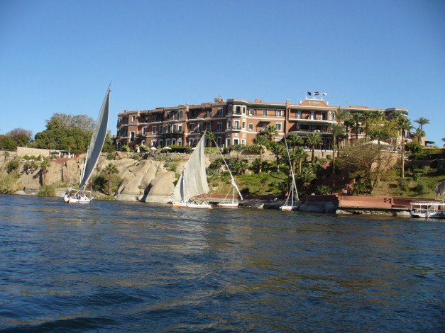 Обои картинки фото корабли, разные, вместе, египет