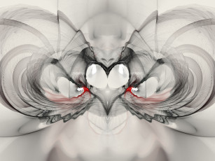 Картинка 3д графика fractal фракталы фон узор цвета