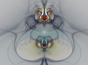 Картинка 3д графика fractal фракталы узор цвета фон