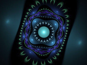 Картинка 3д графика fractal фракталы узор цвета фон