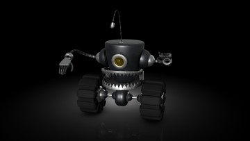 Картинка 3д графика modeling моделирование робот