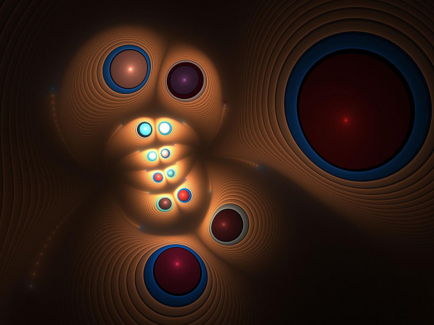 Обои картинки фото 3д, графика, fractal, фракталы, узор, цвета, фон