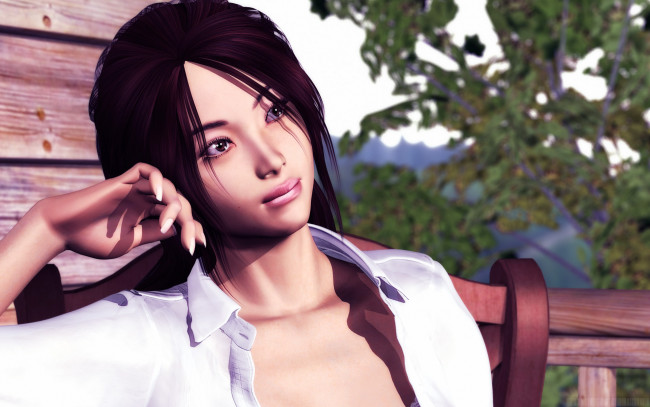 Обои картинки фото 3д, графика, anime, аниме, девушка