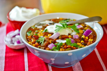 обоя еда, первые, блюда, суп, чили, миска