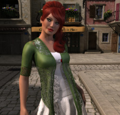 Картинка 3д+графика люди+ people взгляд девушка