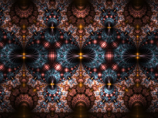 Картинка 3д+графика фракталы+ fractal цвета фон узор
