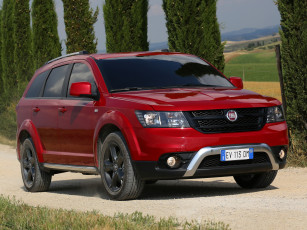 Картинка автомобили fiat 345 2014г красный freemont cross