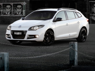 обоя автомобили, renault, au-spec, gt, 220, estate, mеgane, светлый, 2013г
