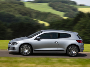 Картинка автомобили volkswagen серый 2014г scirocco