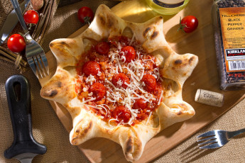 Картинка еда пицца помидоры