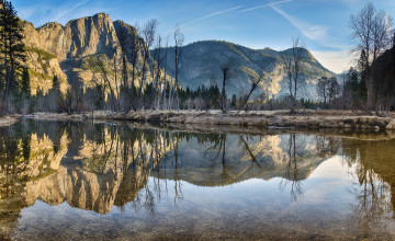 Картинка природа реки озера река горы лес